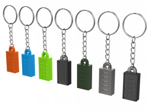 Keychain - Spooky Door - It - Printable - STL files 3Dプリントモデル
