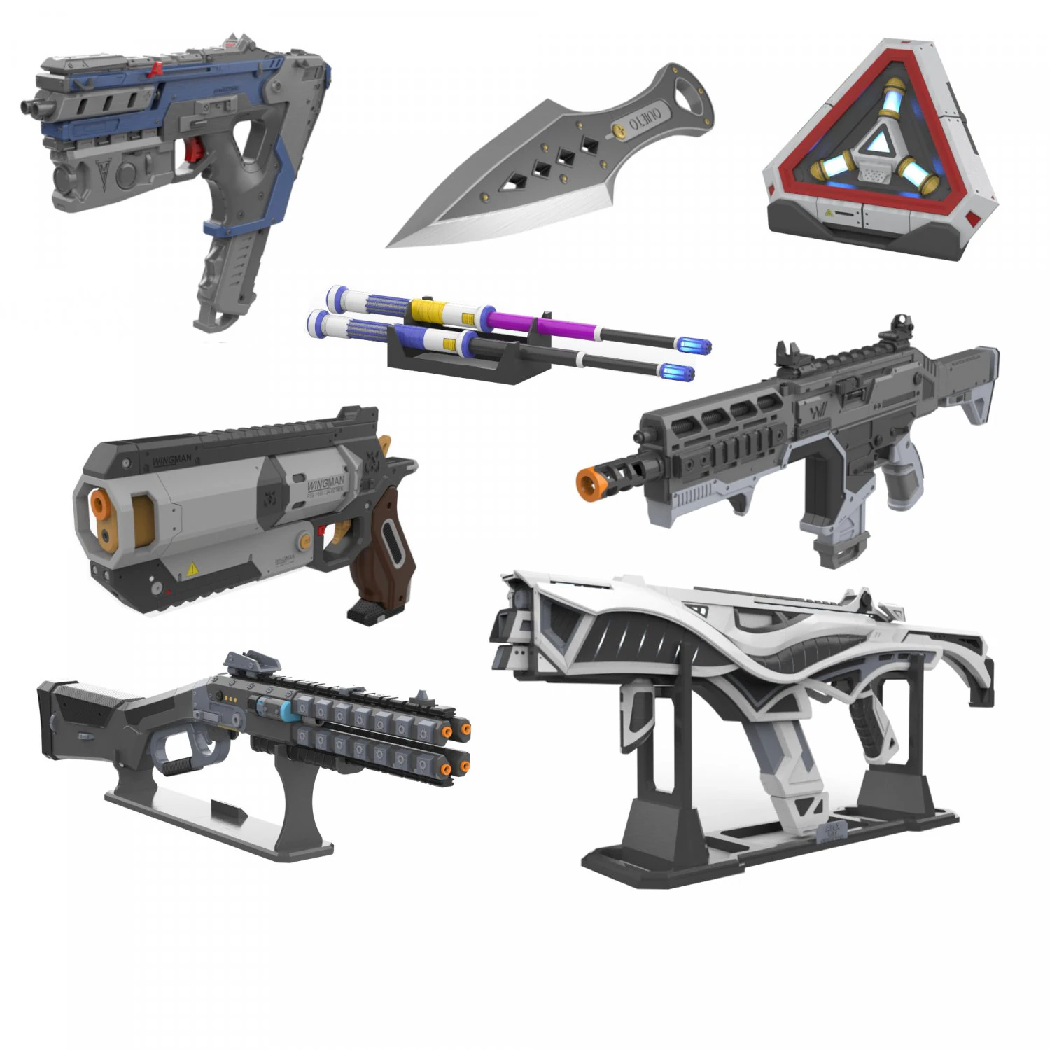 APEX - 8 Printable models - STL - Personal Use 3D Print Model .c4d .max .obj .3ds .fbx .stl .blend 
