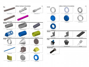 APEX - 8 Printable models - STL - Personal Use Modello di stampa 3D