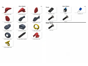 Pacote de armas Fallout - 2 modelos para impress&atilde;o - STL - Uso pessoal Modelo de Impressão 3D