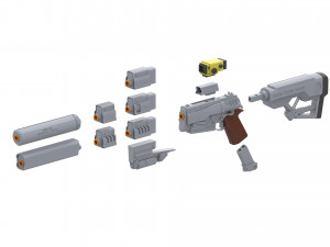 Fallout Weapons Bundle - 2 Printable models - STL - Personal Use 3D 프린트 모델