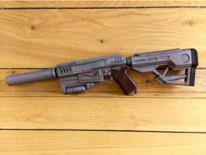 Pacote de armas Fallout - 2 modelos para impress&atilde;o - STL - Uso pessoal Modelo de Impressão 3D