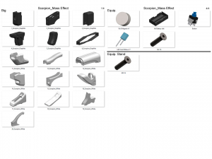 Mass Effect - 2 Printable models - STL - Personal Use Modèles 3D en vedette