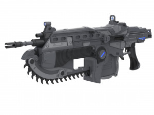Gears of War - 3 Printable models - STL - Personal Use 3D Print Model