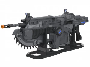 Gears of War - 3 modelos para impress&atilde;o - STL - Uso pessoal Modelo de Impressão 3D