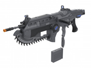 Gears of War - 3 Printable models - STL - Personal Use 3D Print Model