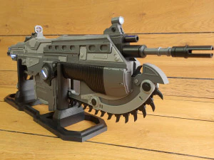 Gears of War - 3 modelos para impress&atilde;o - STL - Uso pessoal Modelo de Impressão 3D