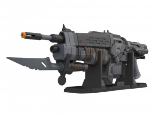 Gears of War - 3 Printable models - STL - Personal Use 3D Print Model