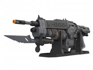 Gears of War - 3 modelos para impress&atilde;o - STL - Uso pessoal Modelo de Impressão 3D