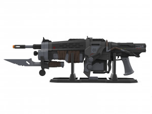Gears of War - 3 Printable models - STL - Personal Use 3D Print Model