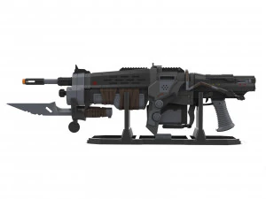 Gears of War - 3 modelos para impress&atilde;o - STL - Uso pessoal Modelo de Impressão 3D