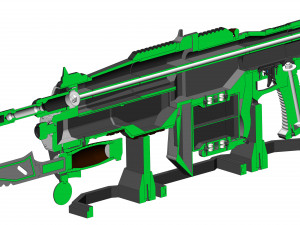 Gears of War - 3 Printable models - STL - Personal Use 3D Print Model