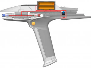 Star Trek - Part 1 - 11 Printable models - STL - Personal Use 3D Print Model