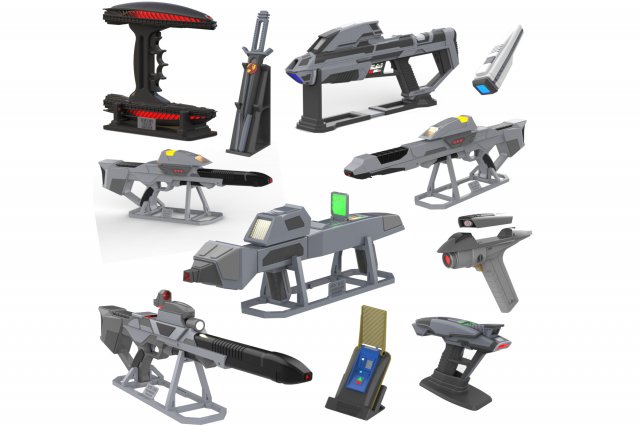 Star Trek - Part 2 - 11 Printable models - STL - Personal Use 3D-printmodel .c4d .max .obj .3ds .fbx .stl .blend 