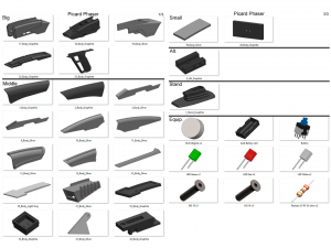 Star Trek - Part 2 - 11 Printable models - STL - Personal Use 3D-printmodel