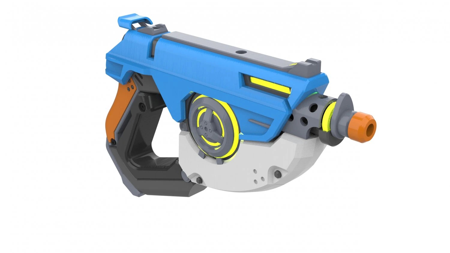 Tracer Blaster Mach T Skin Skin - Overwatch - Printable - STL files 3D Print Model .c4d .max .obj .3ds .fbx .stl .blend 