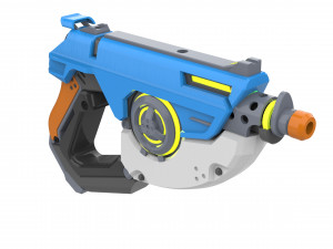 Tracer Blaster Mach T Skin Skin - Overwatch - Printable - STL files 3D-printmodel