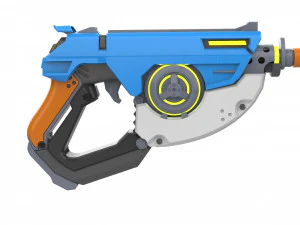 Tracer Blaster Mach T Skin Skin - Overwatch - Printable - STL files 3D Print Model