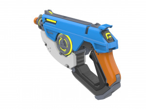Tracer Blaster Mach T Skin Skin - Overwatch - Printable - STL files 3D प्रिंट मॉडल