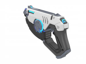 Tracer Blaster Original Skin - Overwatch - Printable - STL files 3D Print Model