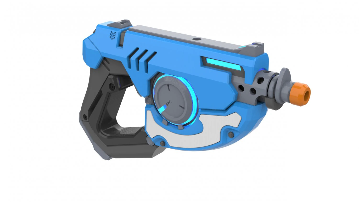 Tracer Blaster Punk Skin - Overwatch - Printable - STL files 3D Print Model .c4d .max .obj .3ds .fbx .stl .blend 