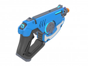 Tracer Blaster Punk Skin - Overwatch - Printable - STL files 3D Print Model