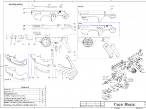 Tracer Blaster Punk Skin - Overwatch - Printable - STL files 3D Print Model
