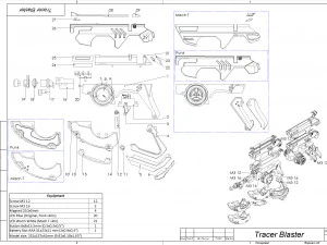 Tracer Blaster Punk Skin - Overwatch - Printable - STL files 3D Print Model