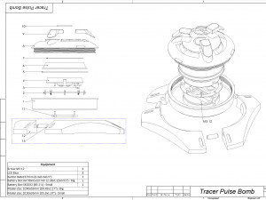 Tracer Pulse Bomb - Overwatch - Printable - STL files 3D 打印模型