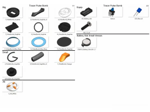 Tracer Pulse Bomb - Overwatch - Para impress&atilde;o - Arquivos STL Modelo de Impressão 3D