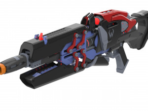 Widowmaker Noire Skin - Overwatch - Printable - STL files 3Dプリントモデル