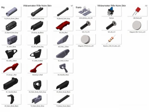 Widowmaker Noire Skin - Overwatch - Stampabile - File STL Modello di stampa 3D