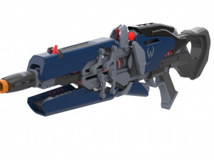 Widowmaker Original Skin - Overwatch - Printable - STL files 3D-Druckmodell