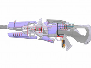 Widowmaker Original Skin - Overwatch - Printable - STL files 3D-Druckmodell