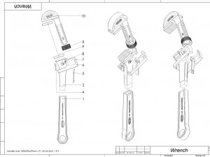 Wrench - BioShock - Printable - STL files 3D Print Model