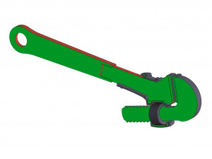 Wrench - BioShock - Printable - STL files Modelo de impresión 3D