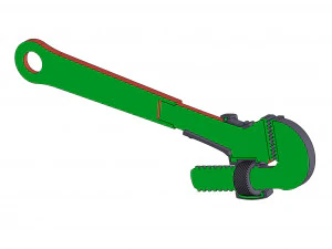 Wrench - BioShock - Printable - STL files 3D Print Model