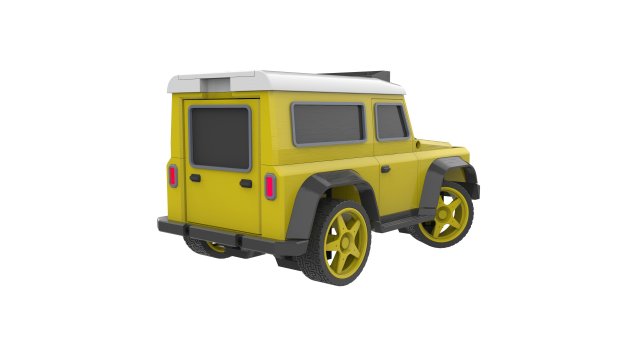 Jeep - Housing for RC Car - Printable - STL files 3D-Druckmodell in Robotik  3DExport