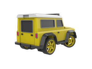 Jeep - Housing for RC Car - Printable - STL files 3D-Druckmodell