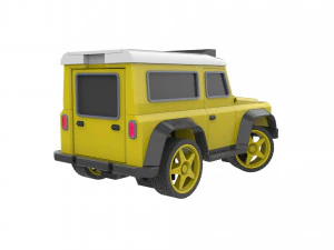Jeep - Housing for RC Car - Printable - STL files 3D Print Model