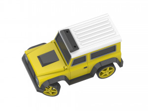 Jeep - Housing for RC Car - Printable - STL files 3D-Druckmodell