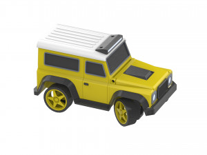 Jeep - Housing for RC Car - Printable - STL files 3D-Druckmodell