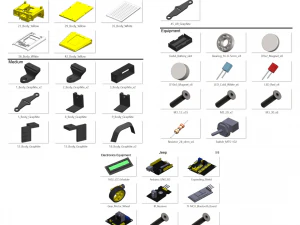 Jeep - Housing for RC Car - Printable - STL files 3D Print Model