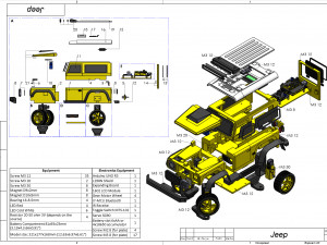 Jeep - Housing for RC Car - Printable - STL files 3D-Druckmodell