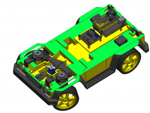 Jeep - Housing for RC Car - Printable - STL files 3D-Druckmodell