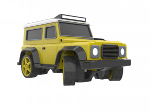 Jeep - Housing for RC Car - Printable - STL files 3D-Druckmodell