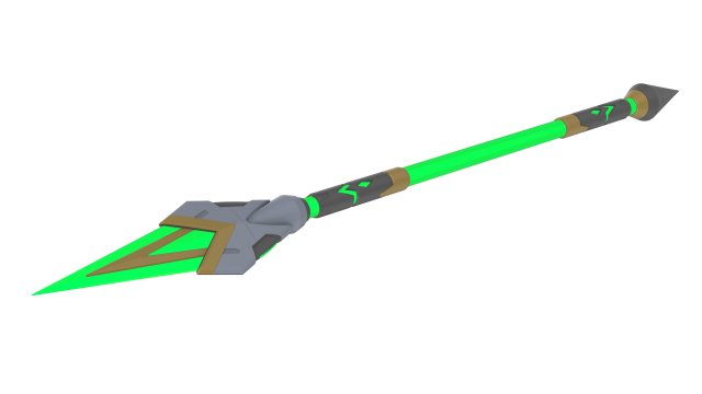 Orisa Spear - Overwatch - Printable - STL files 3D 프린트 모델 .c4d .max .obj .3ds .fbx .stl .blend 