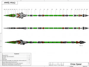 Orisa Spear - オーバーウォッチ - 印刷可能 - STL ファイル 3Dプリントモデル