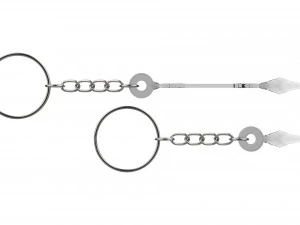 Portachiavi - Orisa Spear - Overwatch - Stampabile - File STL Modello di stampa 3D