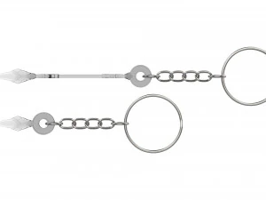 Portachiavi - Orisa Spear - Overwatch - Stampabile - File STL Modello di stampa 3D